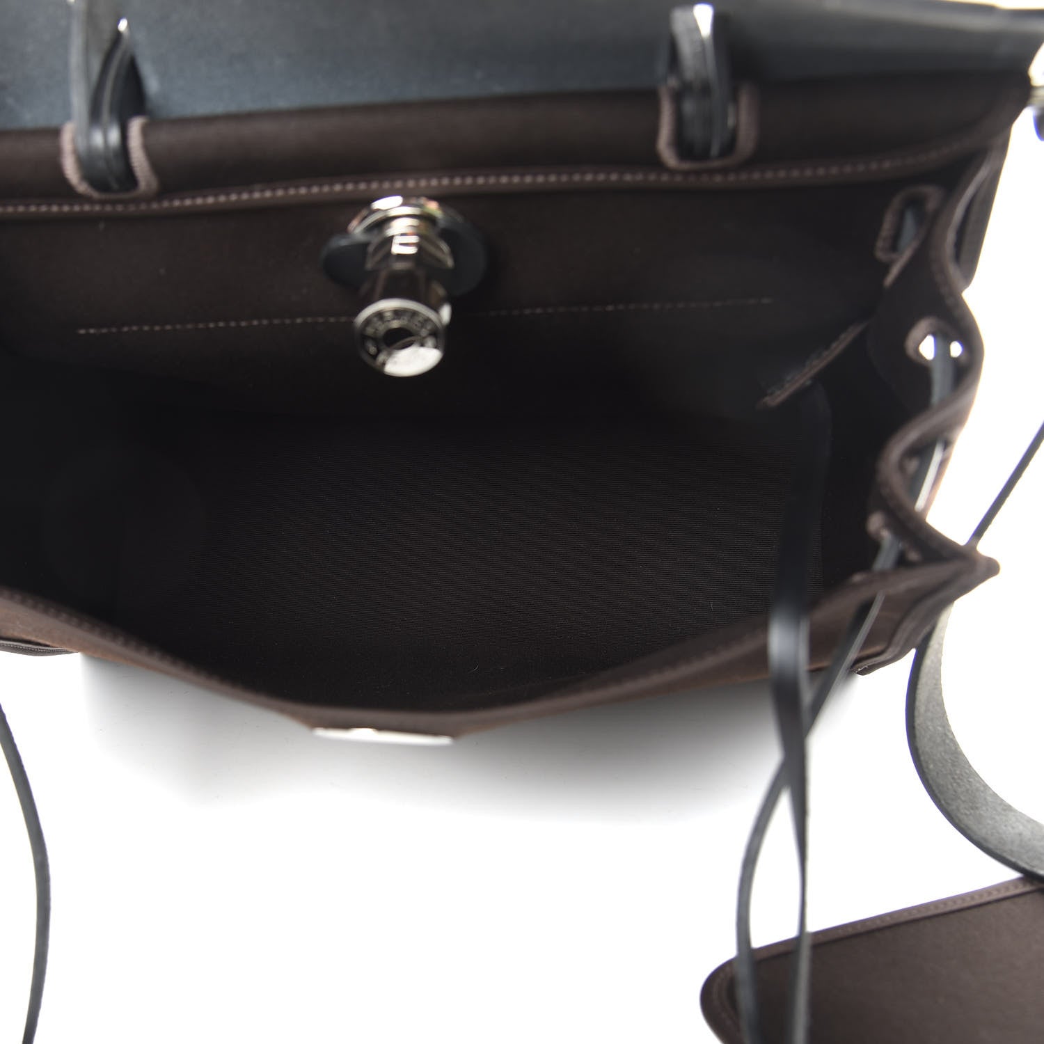 Hermes Toile Vache Hunter Herbag Zip 31 PM Black Ebene 5 of 15
