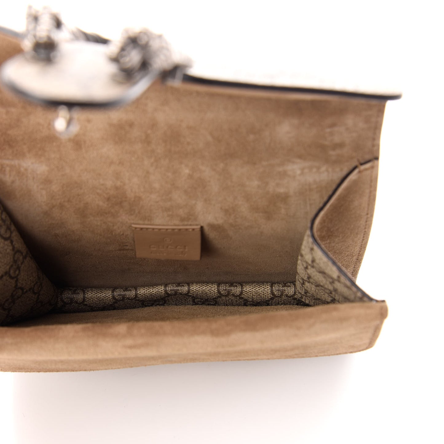 GG Supreme Monogram Mini Dionysus Shoulder Bag Taupe