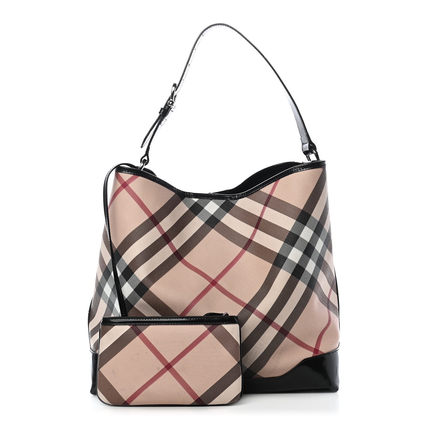 Burberry Nova Check Hobo Black 1 of 21