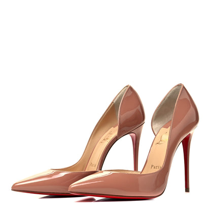 Christian Louboutin Patent Iriza 100 Pumps 39 Nude 3 of 7