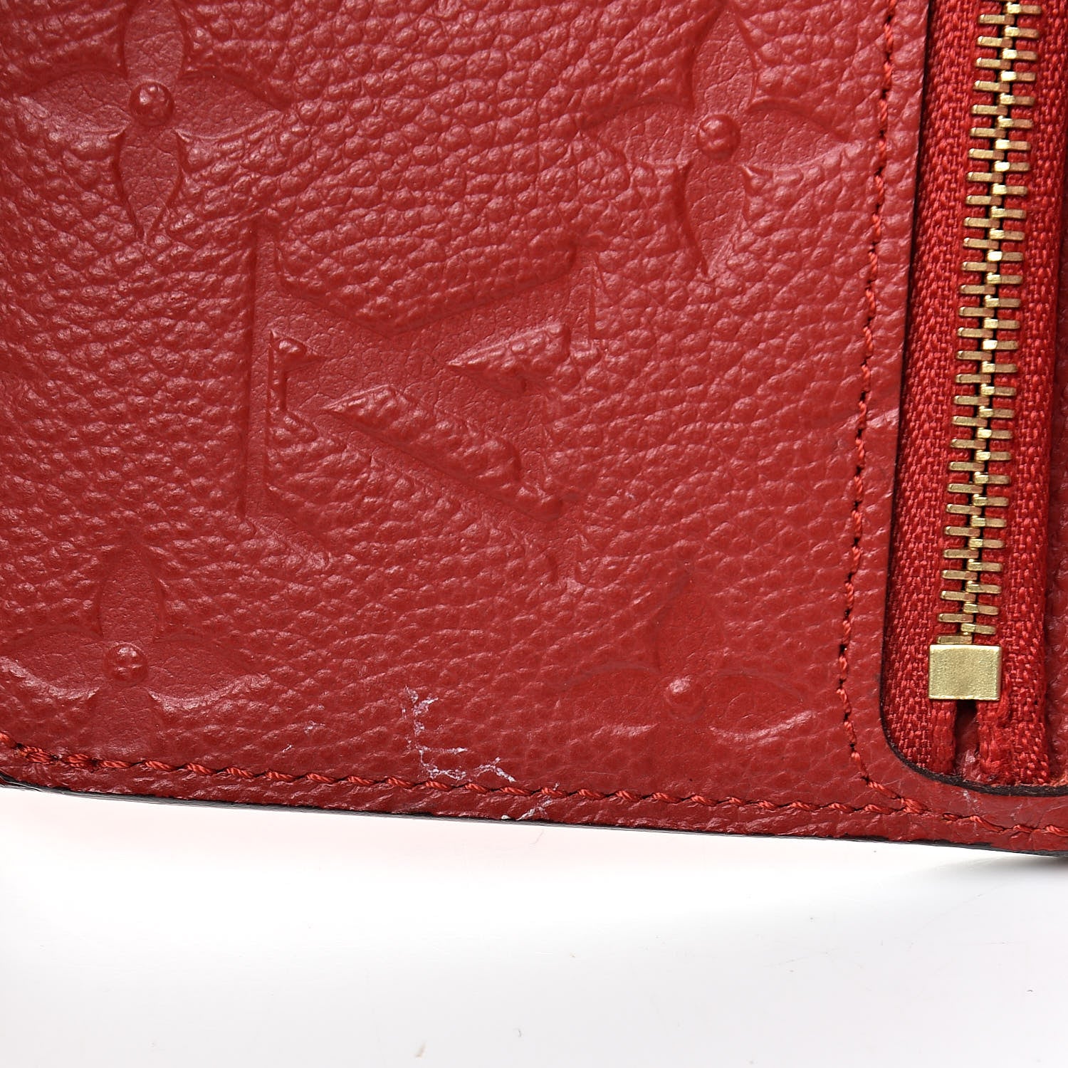 Louis Vuitton Empreinte Compact Curieuse Wallet Cherry 8 of 8