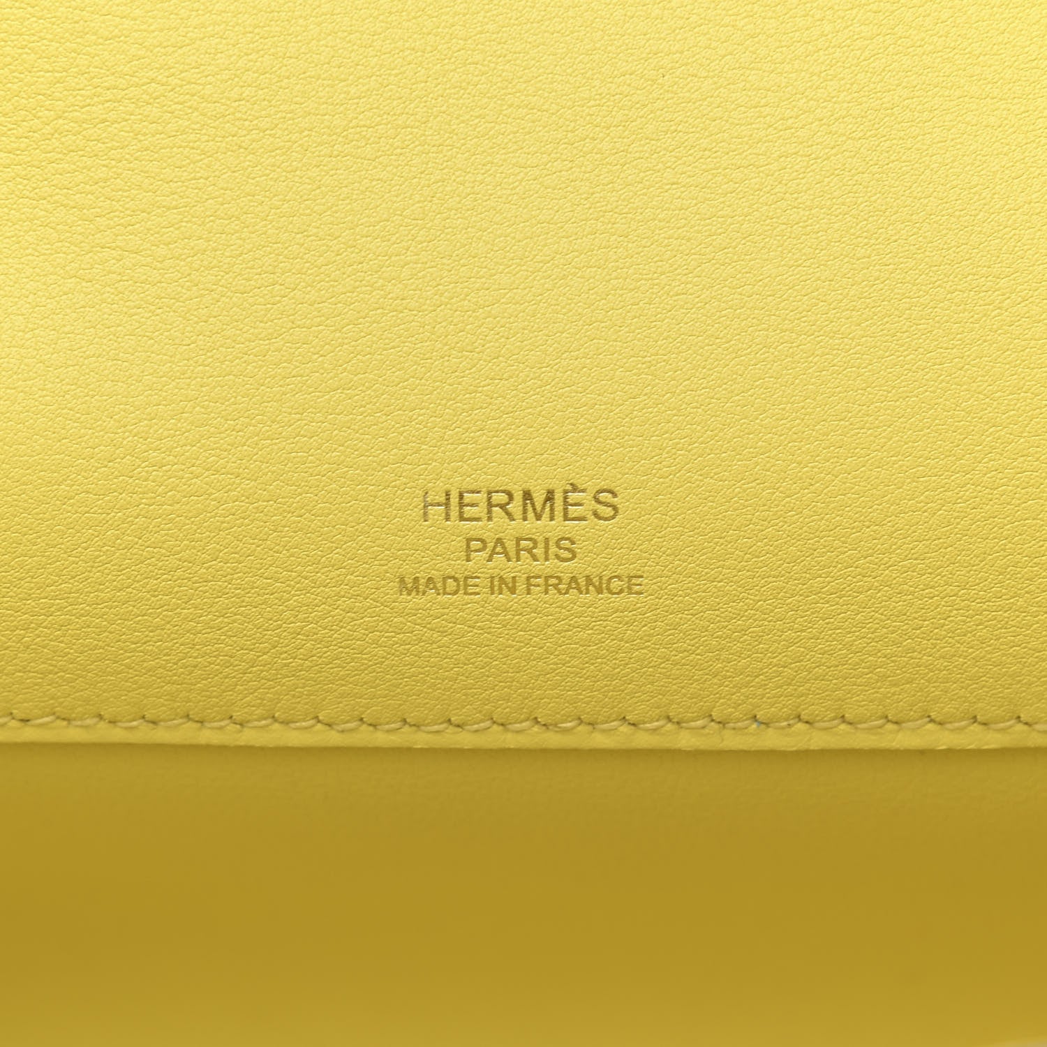 Hermes Swift Kelly Cut Clutch Pochette Lime 7 of 10