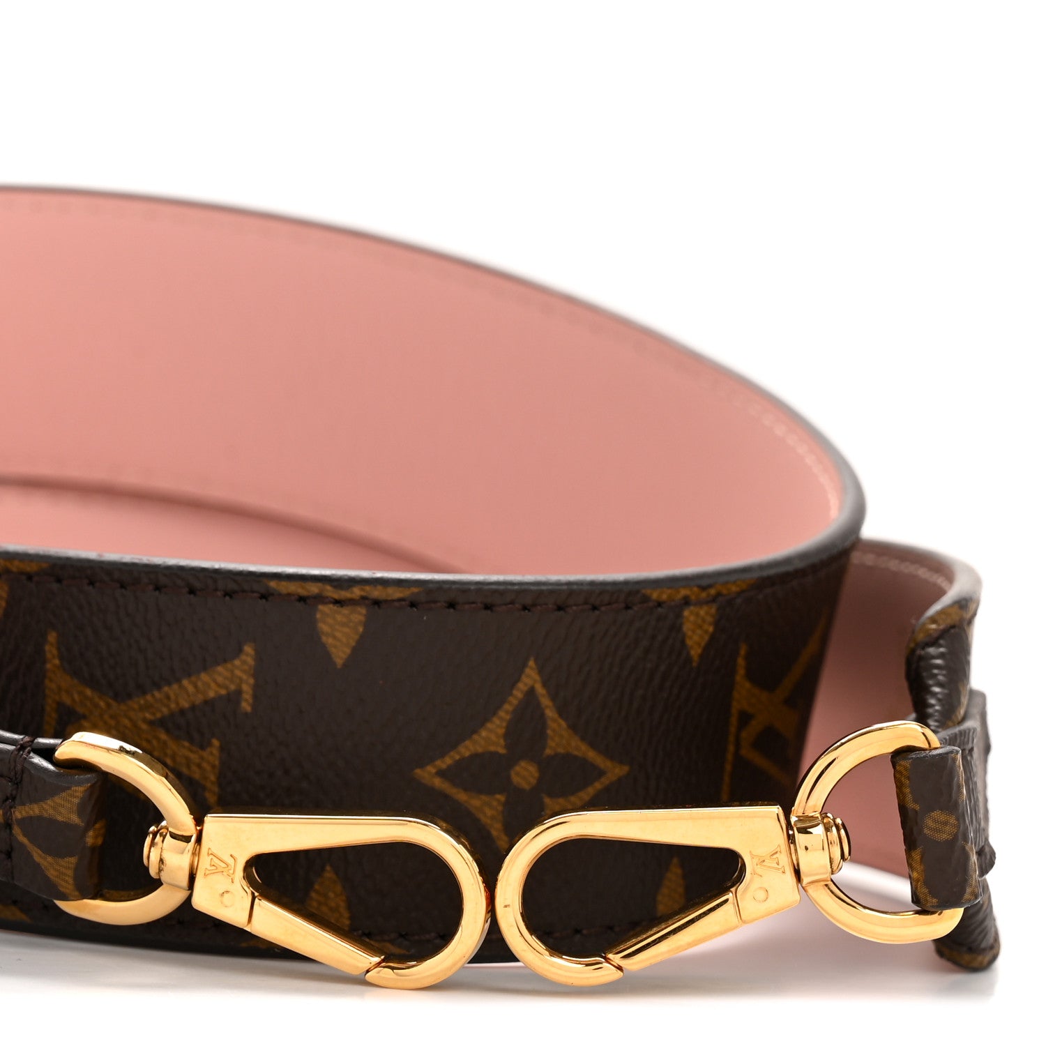 Louis Vuitton Monogram Bandouliere Shoulder Strap Rose Poudre 3 of 7