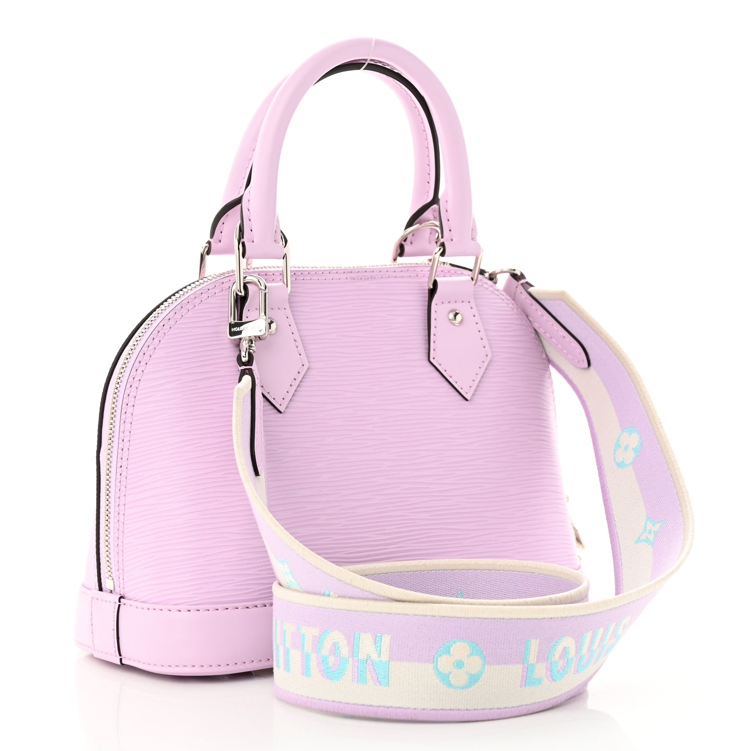 Louis Vuitton Epi Jacquard Alma BB Light Pink 3 of 11