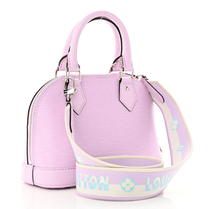 Louis Vuitton Epi Jacquard Alma BB Light Pink 3 of 11