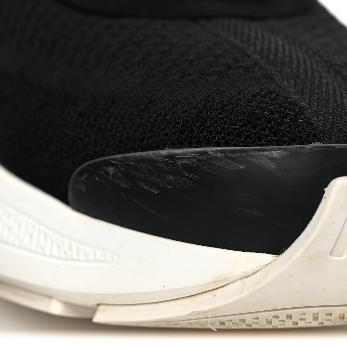 Technical Knit Suede Heros Sneakers 40 Black