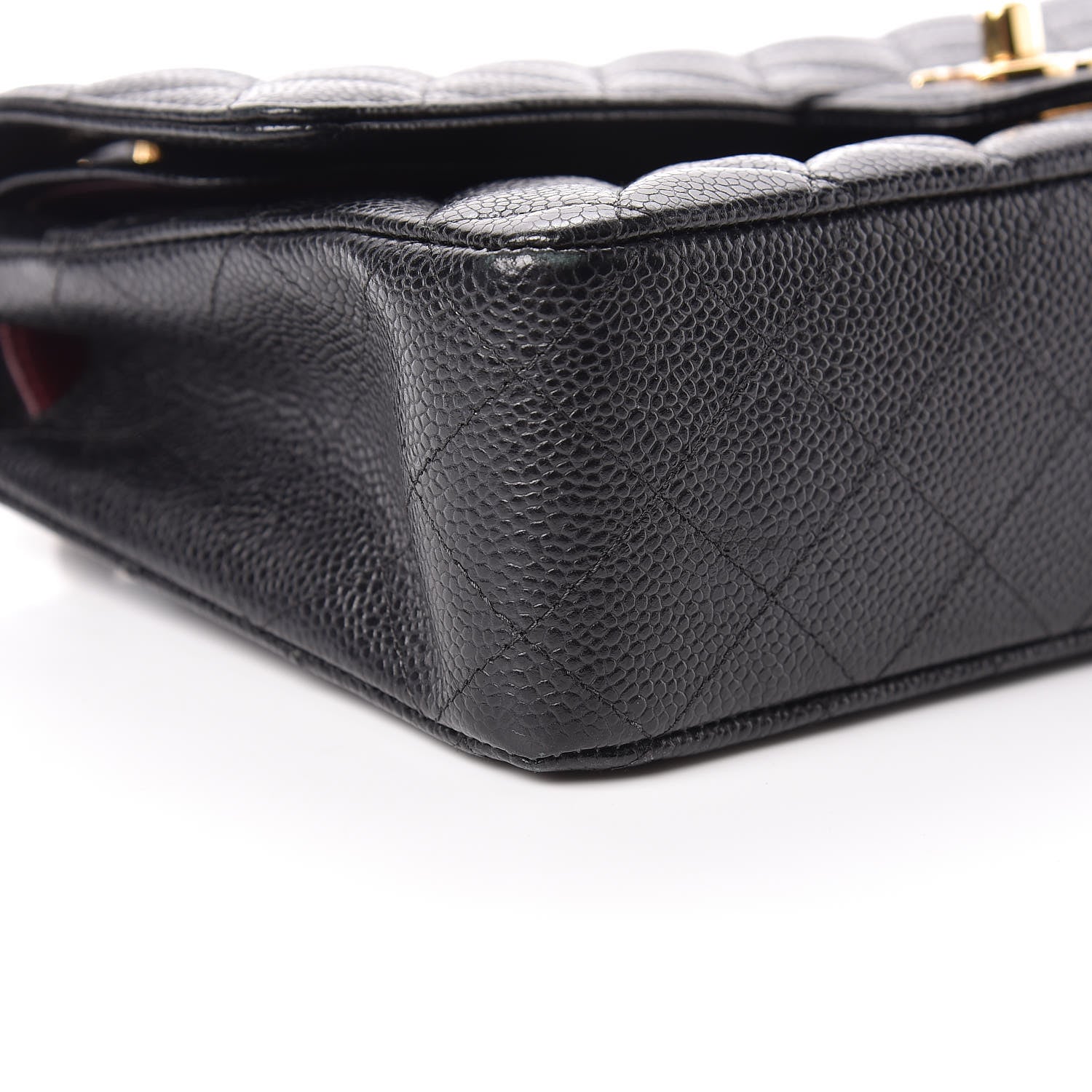 Chanel Caviar Quilted Medium Double Flap Black 9 of 13