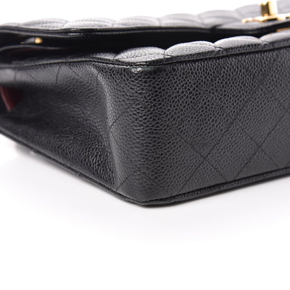 Chanel Caviar Quilted Medium Double Flap Black 9 of 13