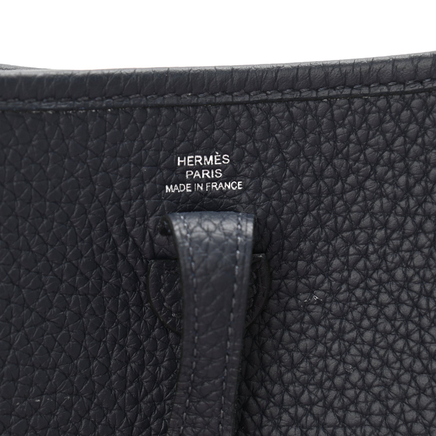 Hermes Taurillon Clemence Amazone Maxi Quadrille Evelyne TPM Bleu Nuit Bleu Saphir Anemone Capucine 6 of 13