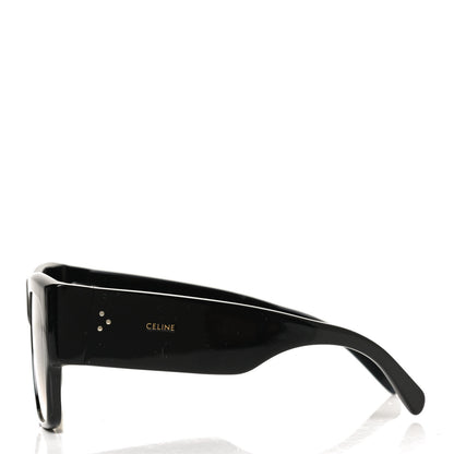 Celine Acetate Rectangular Sunglasses CL4056IN Black 3 of 8
