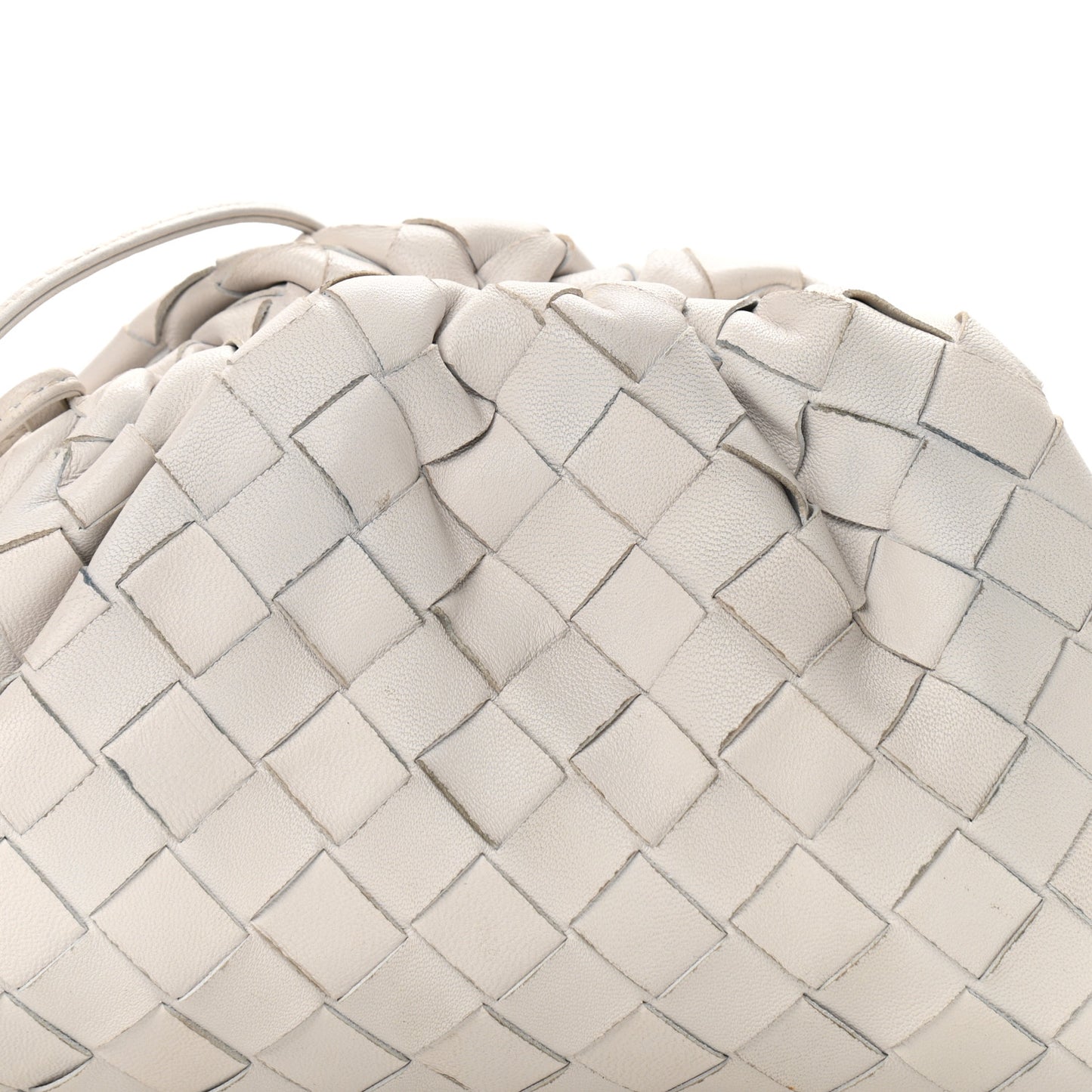 Nappa Intrecciato The Mini Pouch Chalk