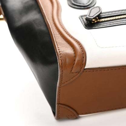 Celine Smooth Calfskin Nano Tri-Color Luggage Brown 18 of 20