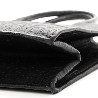 Christian Dior Oblique Calfskin Embossed Large Book Tote Black 10 of 11
