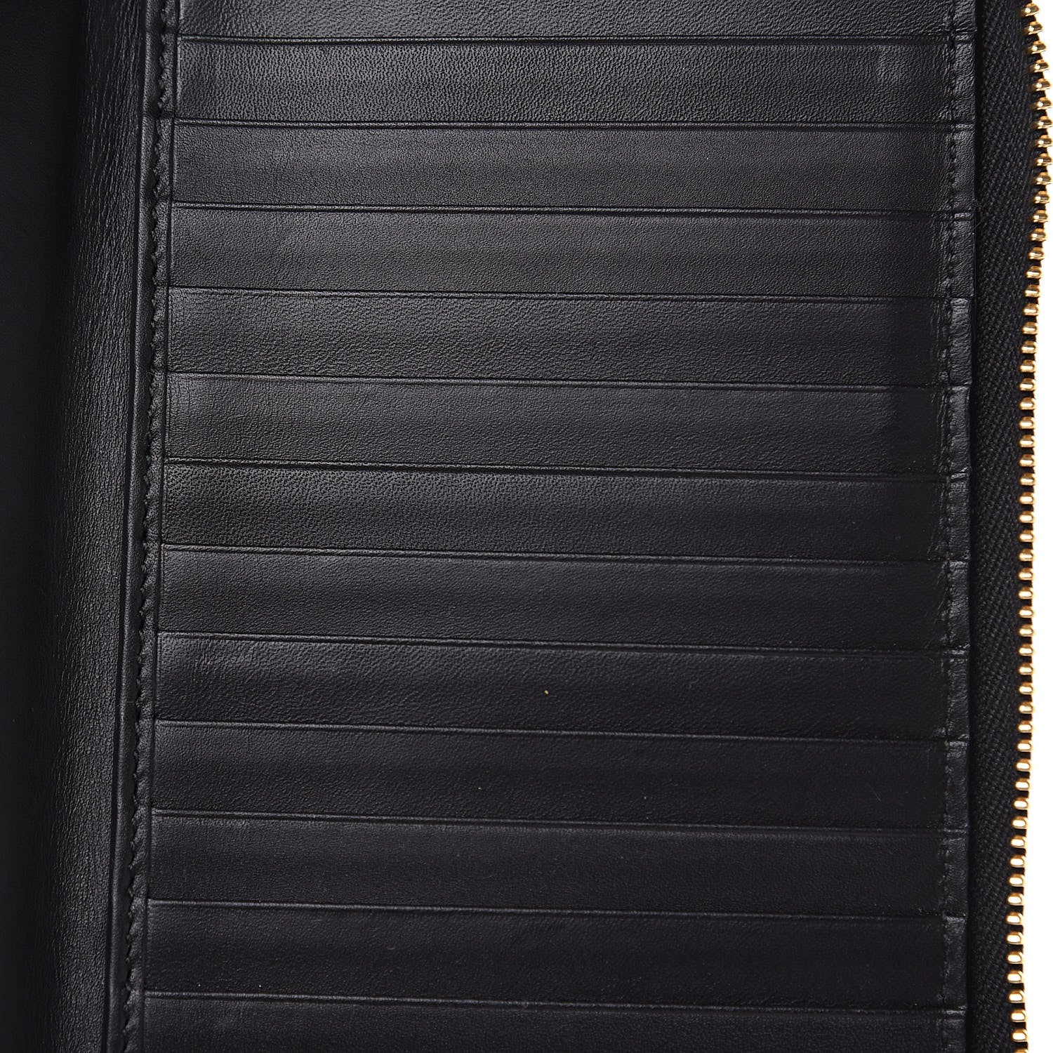 Gucci GG Supreme Monogram Top Handle Zip Around Wallet Black 7 of 12