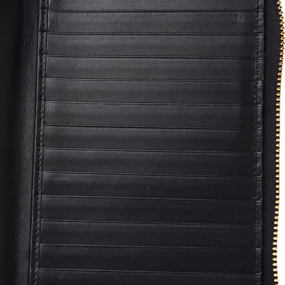Gucci GG Supreme Monogram Top Handle Zip Around Wallet Black 7 of 12