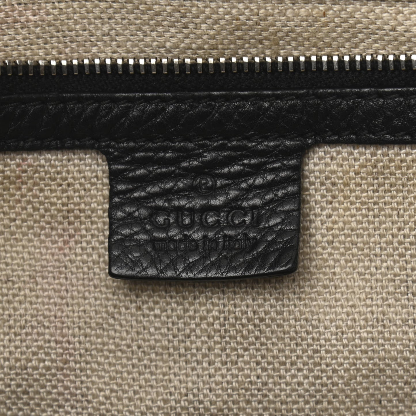 Calfskin Medium Icon Bit Tote Black