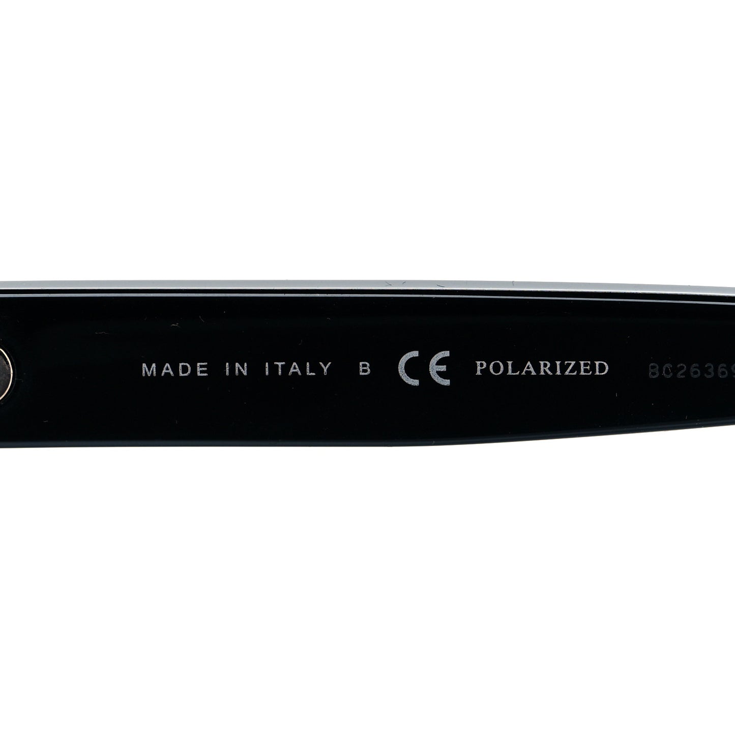 Acetate Polarized Square Sunglasses 5417 Black