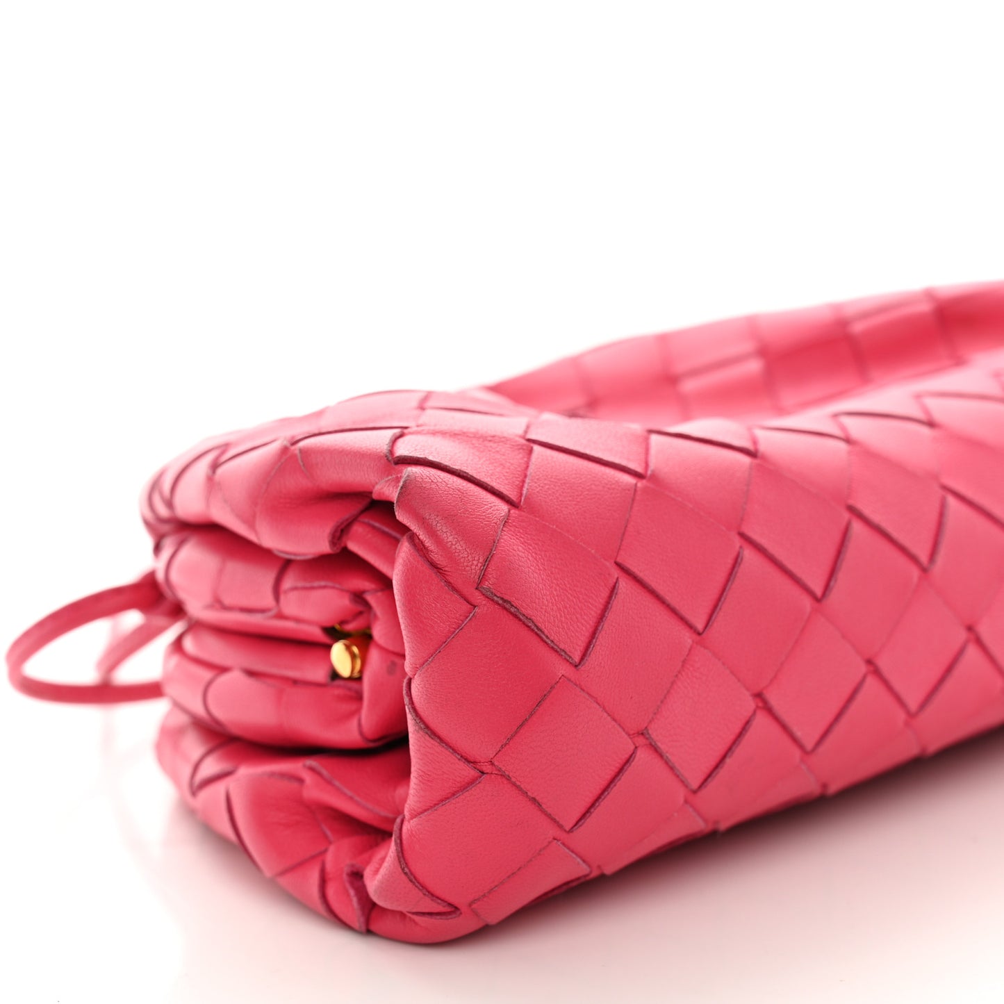 Nappa Intrecciato The Mini Pouch Rosa Shock
