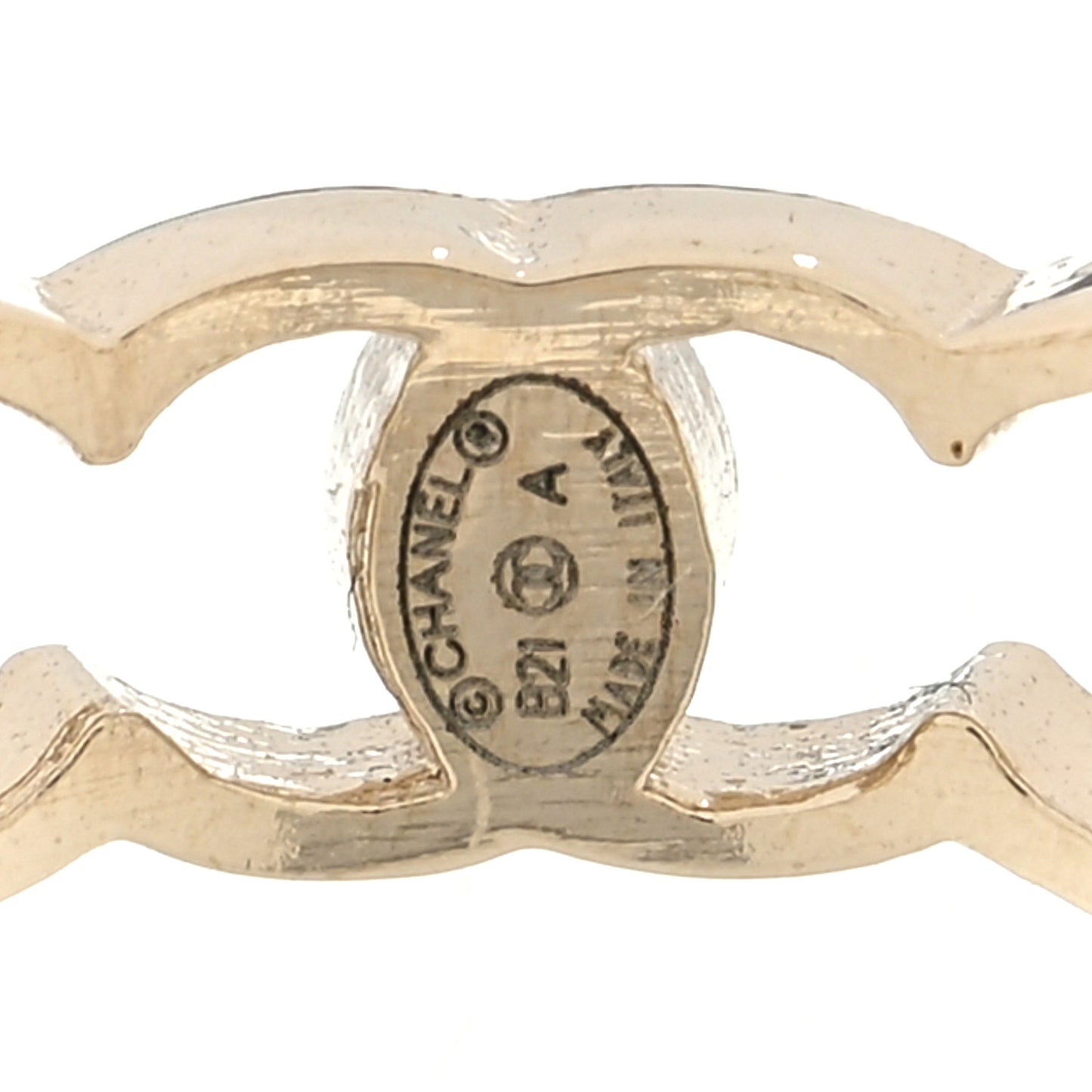 Metal CC Ring 6 52 Gold