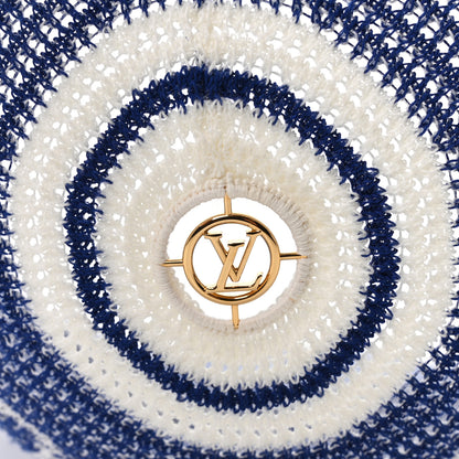 Louis Vuitton Crochet Monogram LV Bucket Hat S Blue White 3 of 7