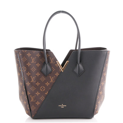 Louis Vuitton Calfskin Monogram Kimono Tote Black 1 of 7