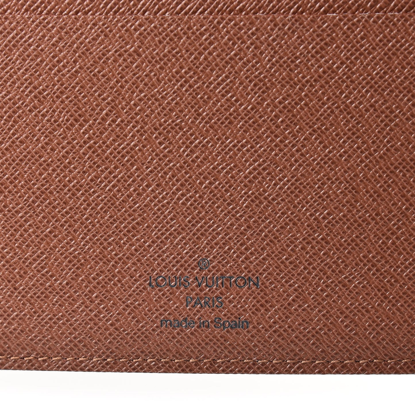 Monogram Desk Agenda Cover