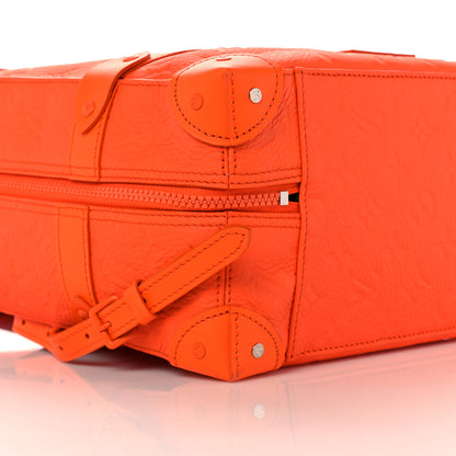 Louis Vuitton Taurillon Empreinte Soft Trunk Backpack PM Orange 9 of 11