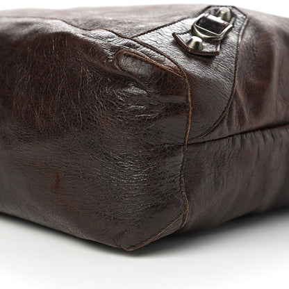 Balenciaga Chevre Classic Silver Hardware Mens Day Messenger Brown 11 of 14