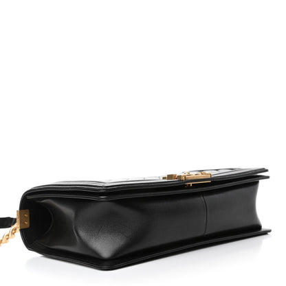 Chanel Calfskin Quilted New Medium Boy Flap Black 3 of 5