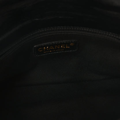 Chanel Lambskin Jersey Scales Flap Black 5 of 10