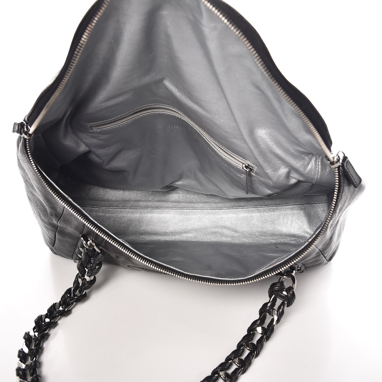 Chanel Glazed Caviar Modern Chain Tote Black 5 of 14
