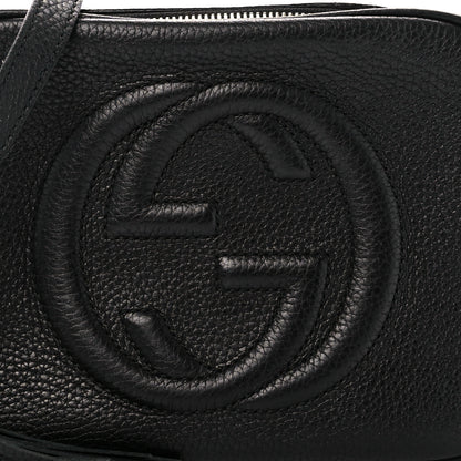 Gucci Pebbled Calfskin Small Soho Disco Bag Black 9 of 11