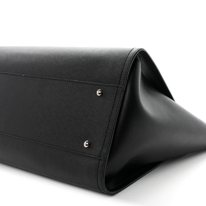 Chanel Caviar Extra Large Studded Deauville Tote Black 10 of 12