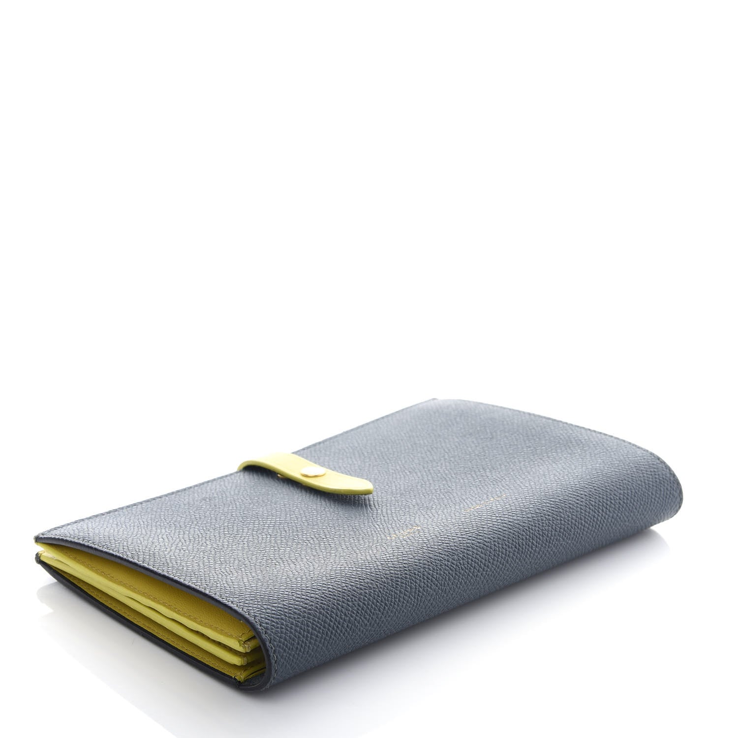 Celine Grained Calfskin Large Multifunction Strap Wallet Slate 4 of 8