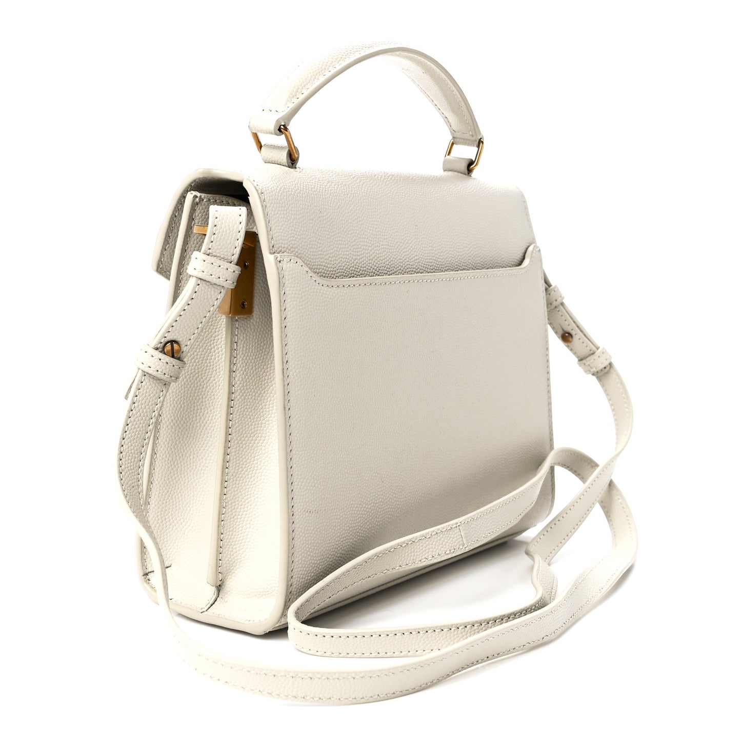 Grain de Poudre Mini Classic Monogram Cassandra Top Handle Vintage White