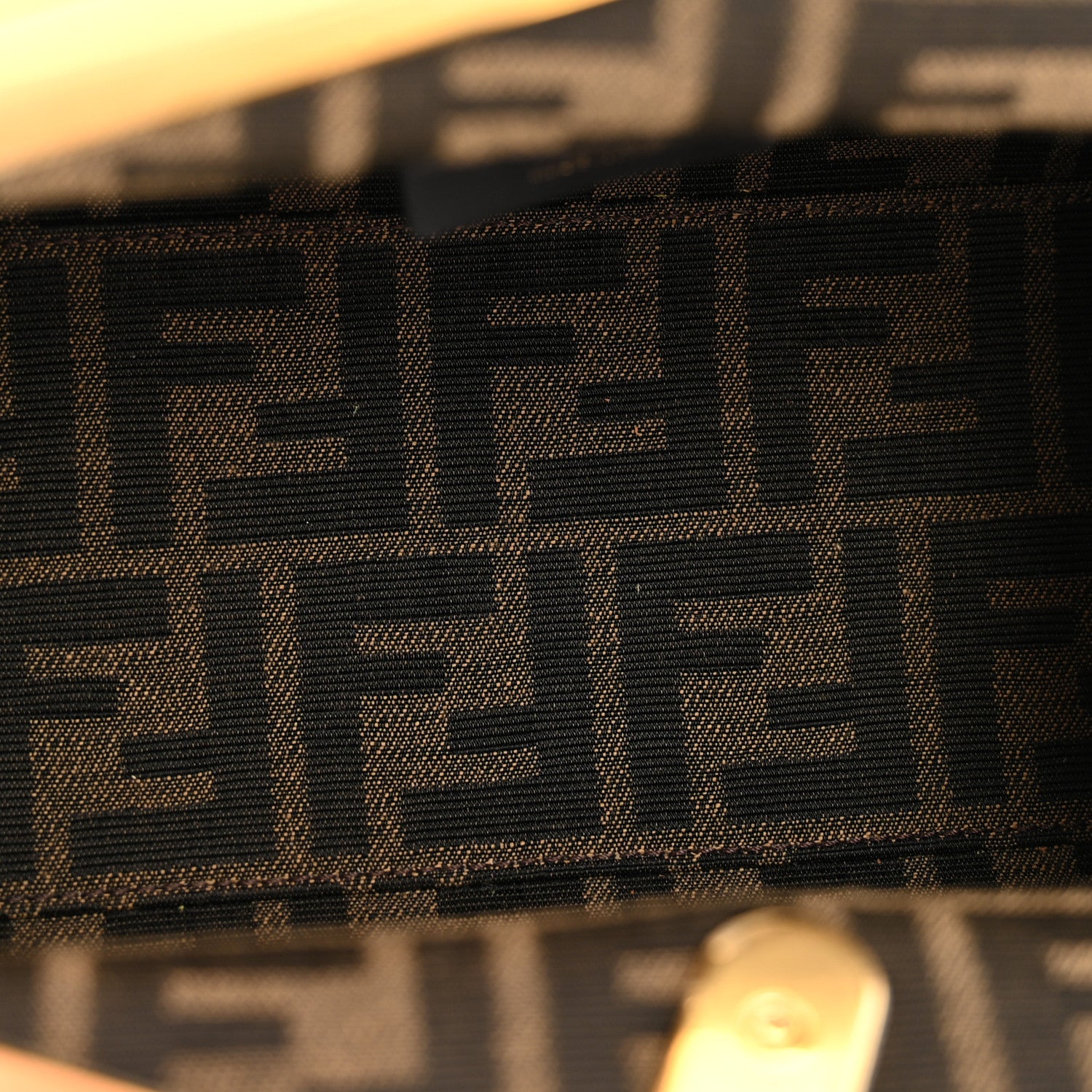Fendi Shiny Nappa Small Fendi First Caramello 5 of 11