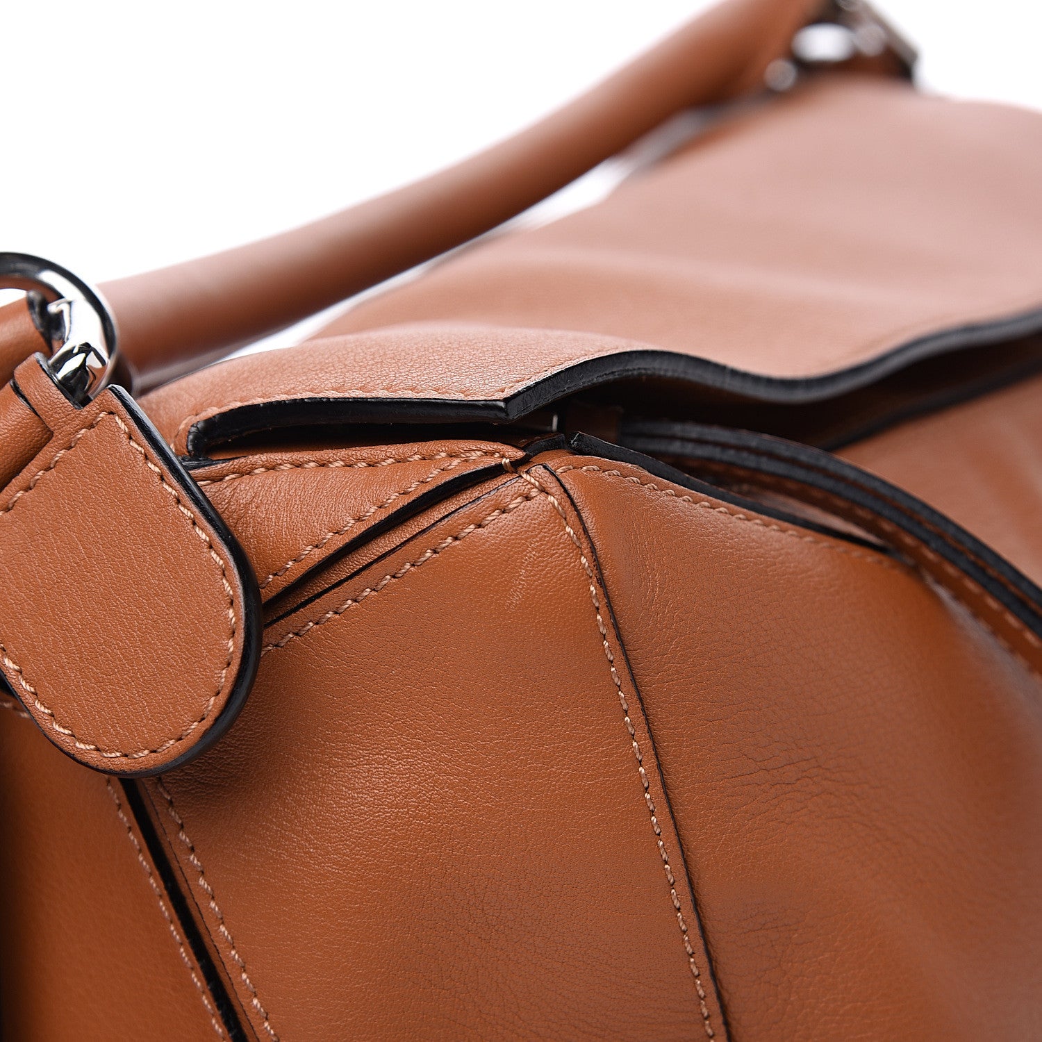 Loewe Calfskin Medium Puzzle Bag Tan 10 of 10