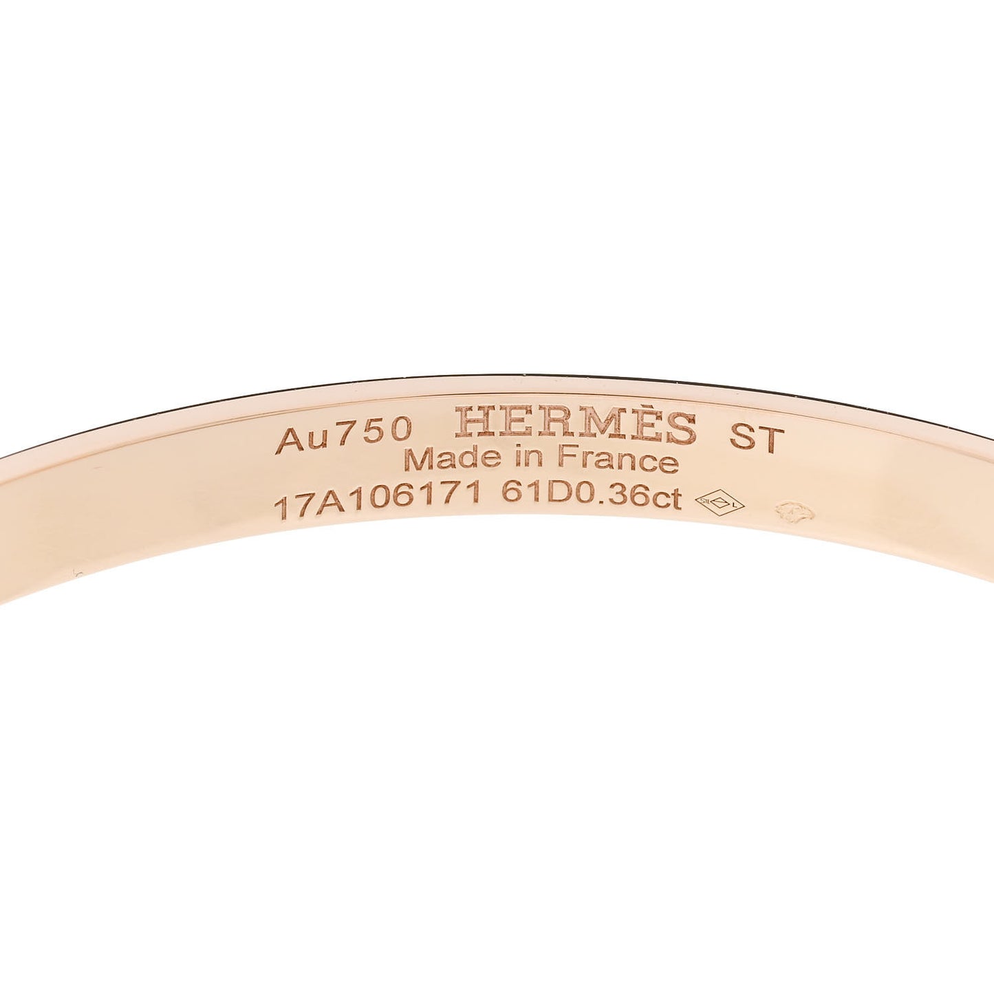 18K Rose Gold Diamond PM Kelly Pave Bracelet ST