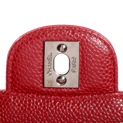Chanel Caviar Medium Double Flap Red 6 of 8