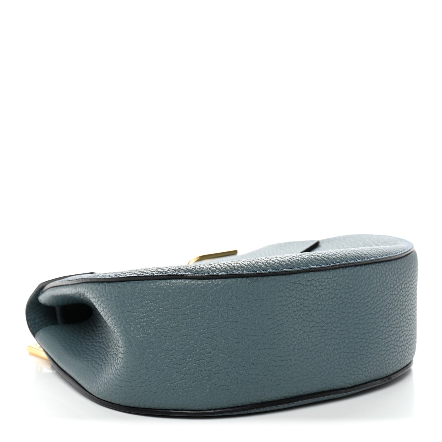 Grained Lambskin Drew Shoulder Bag Cloudy Blue