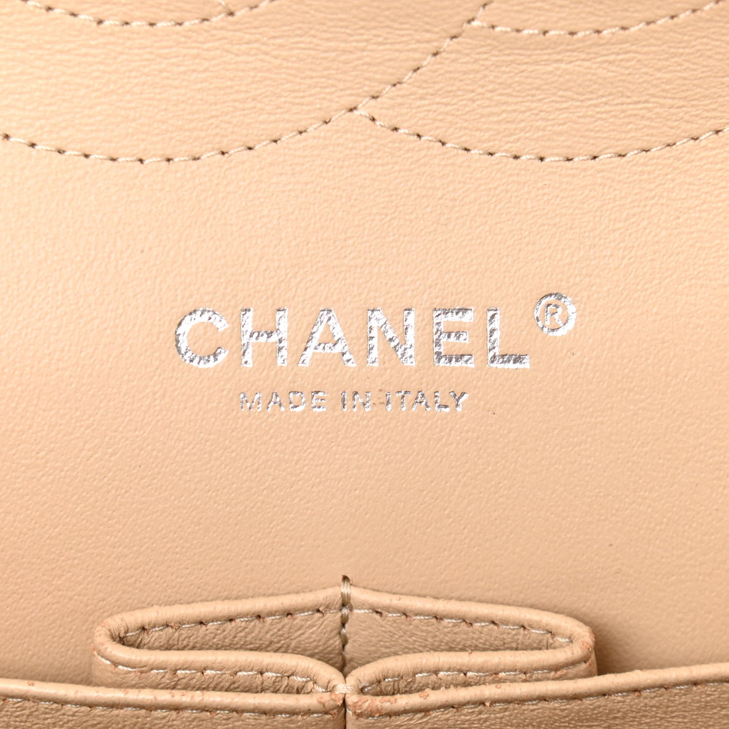 Chanel Caviar Quilted Jumbo Double Flap Beige Clair 6 of 10