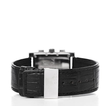 Gucci Stainless Steel Calfskin 32mm Chronograph Quartz Watch Black 4 of 7