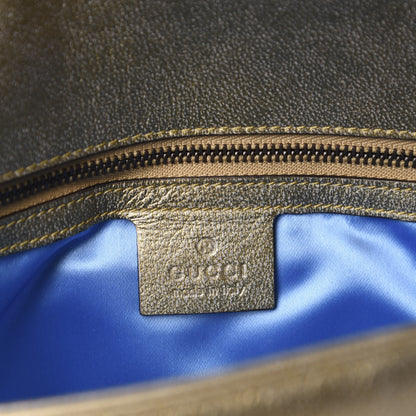 Gucci Metallic Calfskin Matelasse Small GG Marmont Shoulder Bag Gold Pink 8 of 10