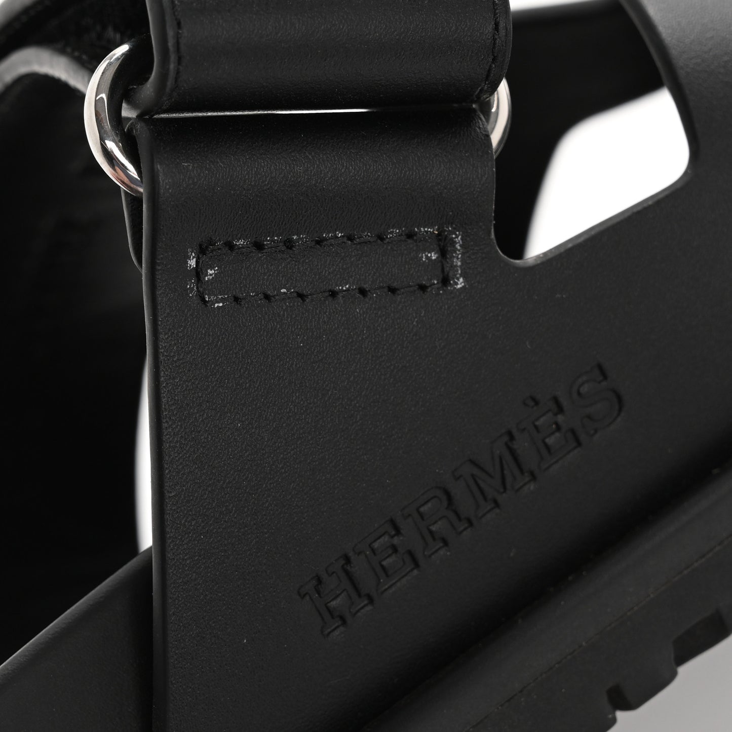 Calfskin Womens Chypre Sandals 38 Black