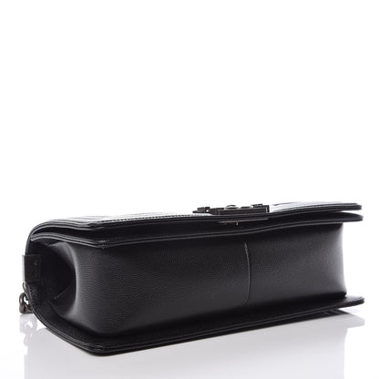 Chanel Caviar Quilted Medium Boy Flap Black 4 of 8