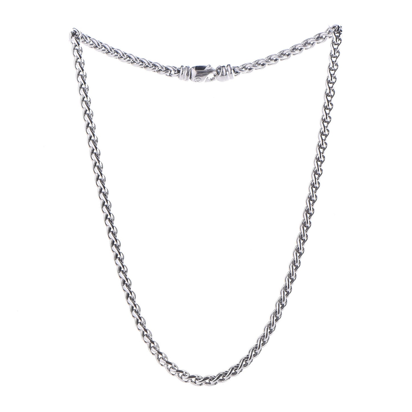 Sterling Silver Wheat Chain Necklace