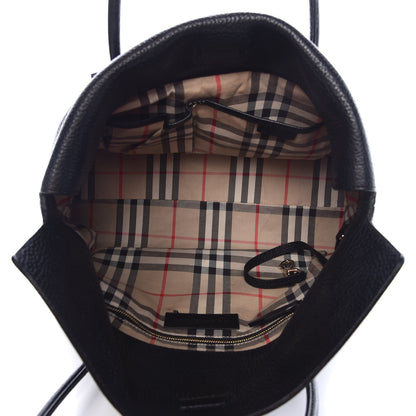 Burberry London Grainy Calfskin Medium Baynard Tote Black 5 of 9