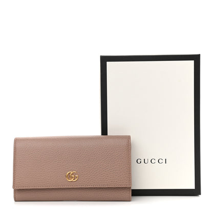 Gucci Dollar Calfskin Petite GG Marmont Wallet Chain Bag Porcelain Rose 12 of 12