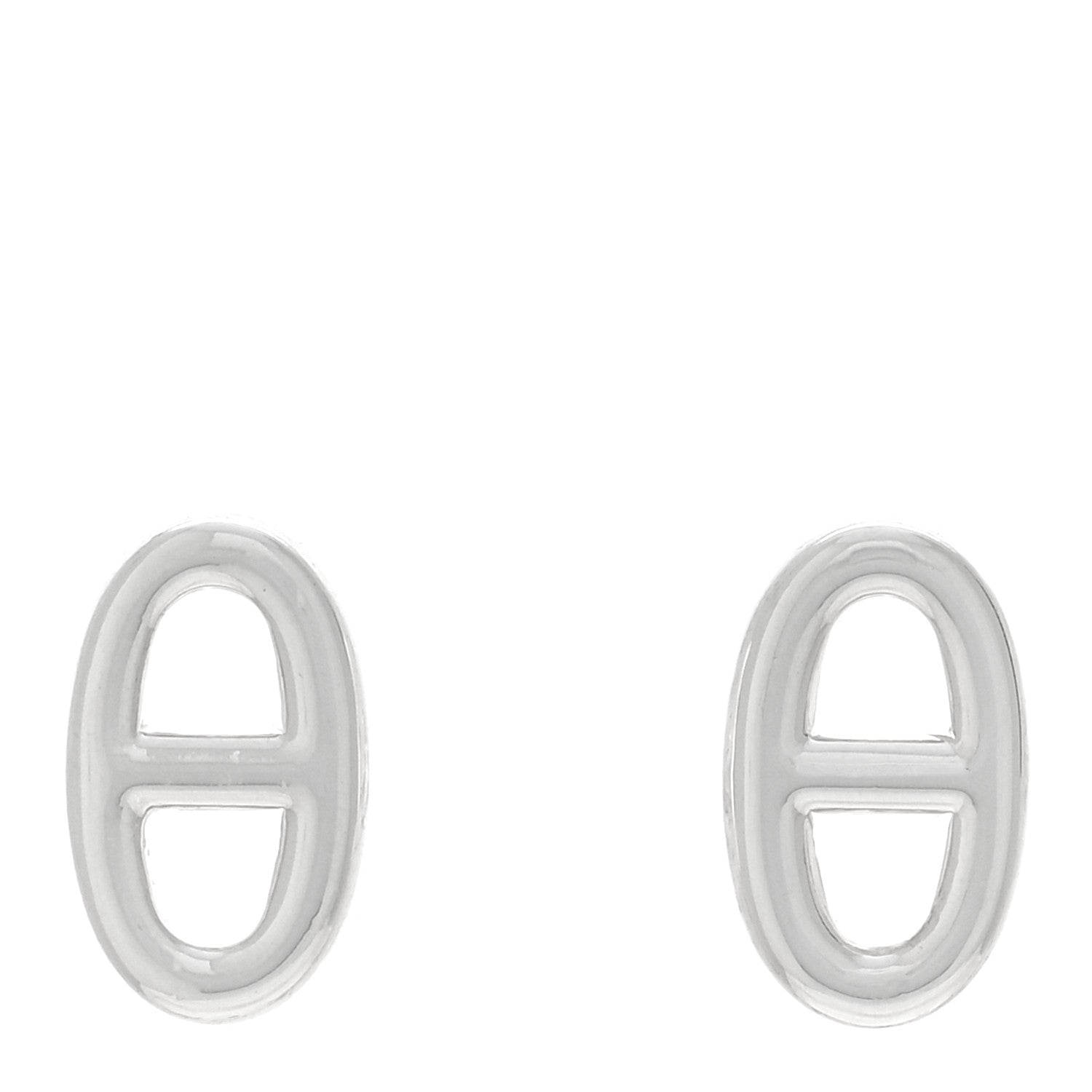 Hermes Sterling Silver TPM Farandole Earrings 1 of 5
