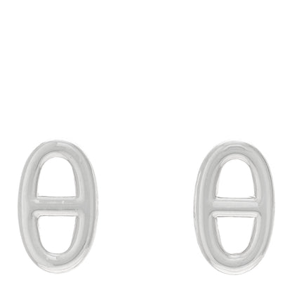 Hermes Sterling Silver TPM Farandole Earrings 1 of 5